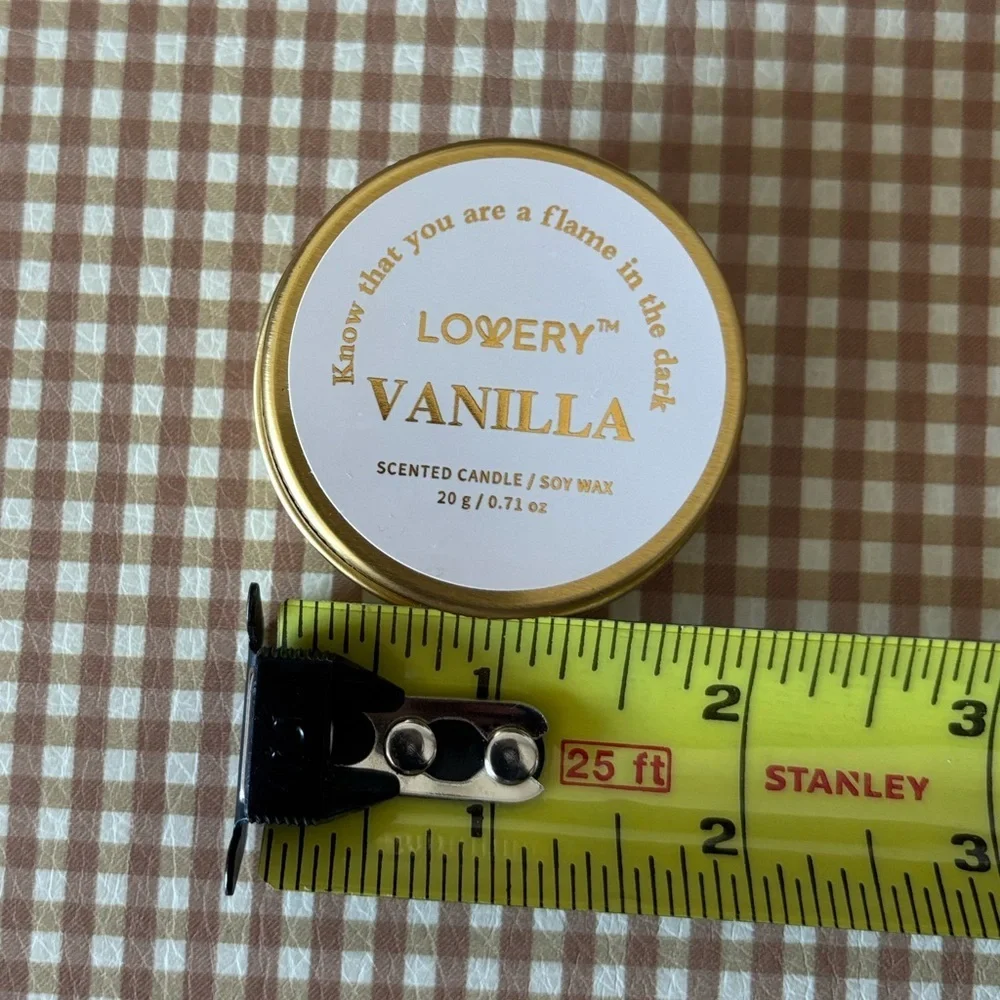 LOVERY scented wax candle‎ tiny. VANILLA
